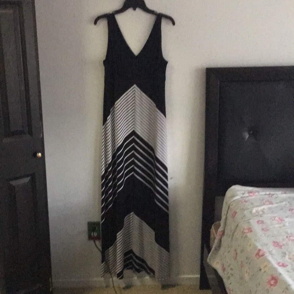 Black and white dress